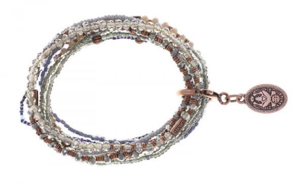 Petit Glamour d'Afrique grey - Bracelet Konplott